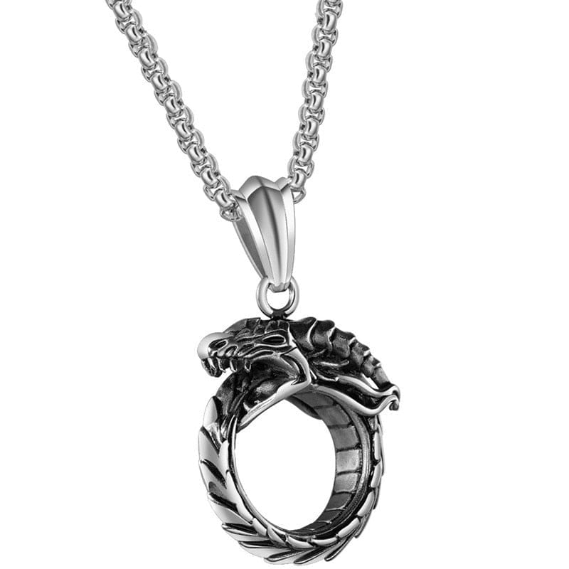 Collier Viking <br>Serpent Jormungand</br> Viking Shop