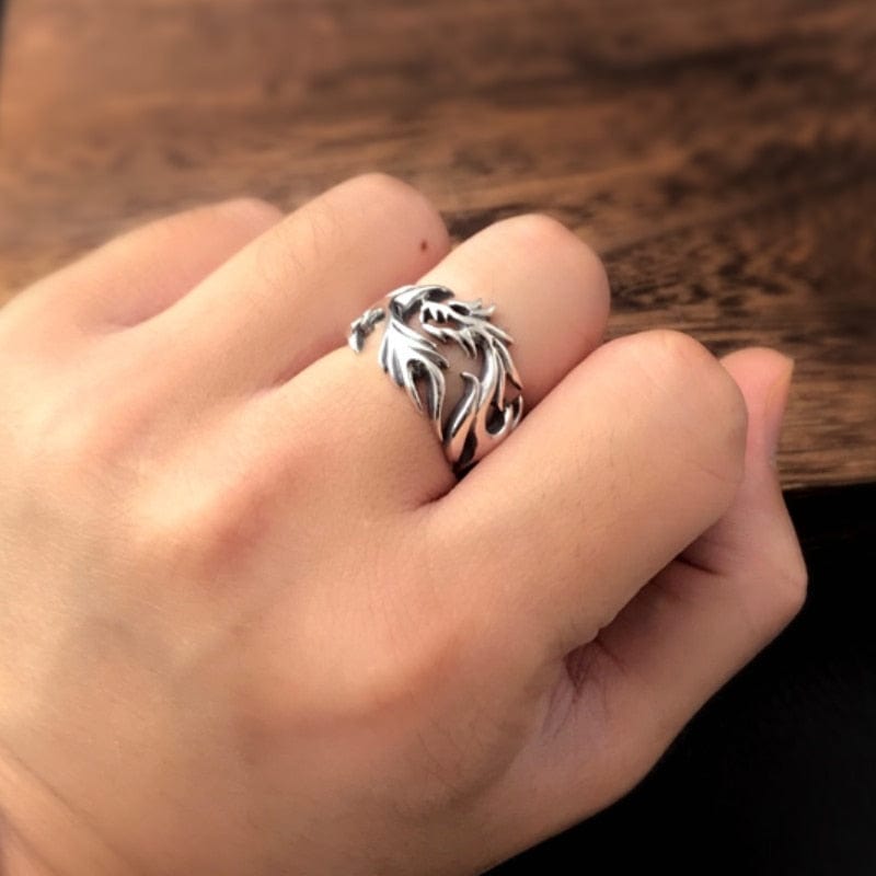 Bague Viking <br>Loup Fenrir</br> Viking Shop