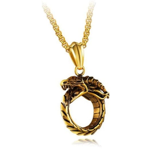 Collier Viking <br>Serpent Jormungand</br> Viking Shop