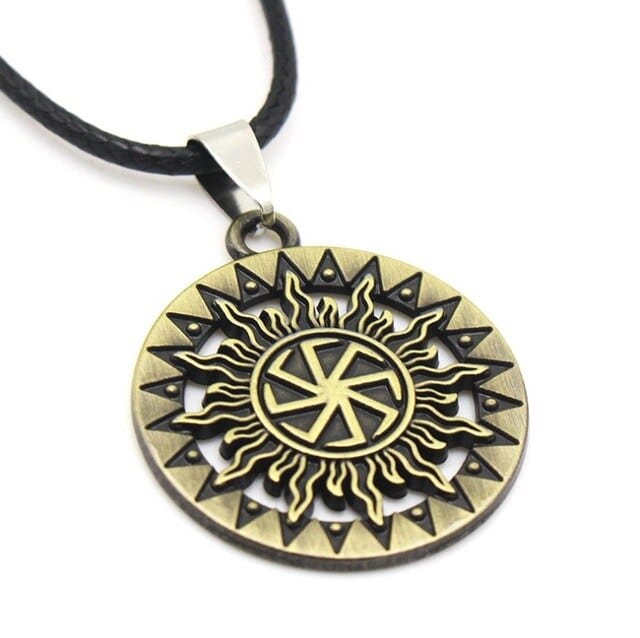 Collier Viking <br>Soleil Noir</br> viking shop