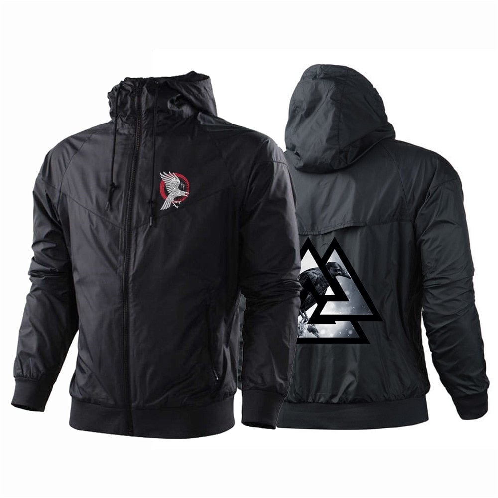 Veste Coupe-Vent Viking <br>Hugin & Valknut</br> Viking Shop