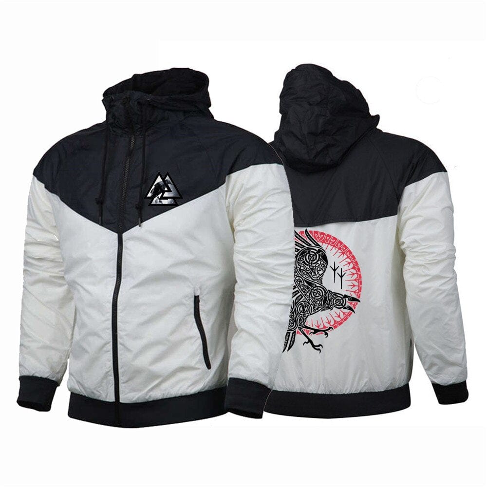 Veste Coupe-Vent Viking <br>Valknut & Hugin</br> Viking Shop
