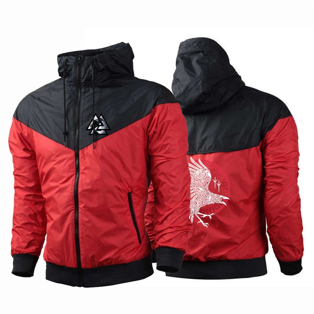 Veste Coupe-Vent Viking <br>Valknut & Hugin</br> Viking Shop