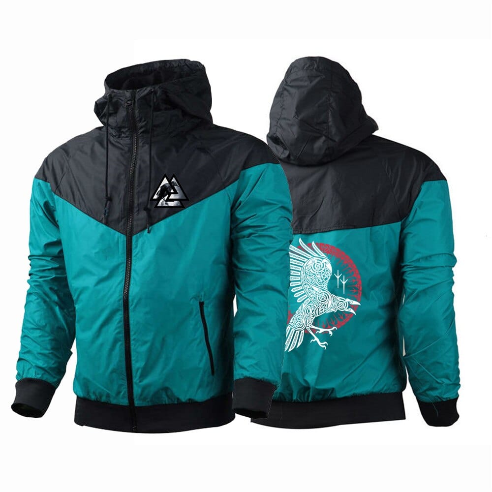 Veste Coupe-Vent Viking <br>Valknut & Hugin</br> Viking Shop