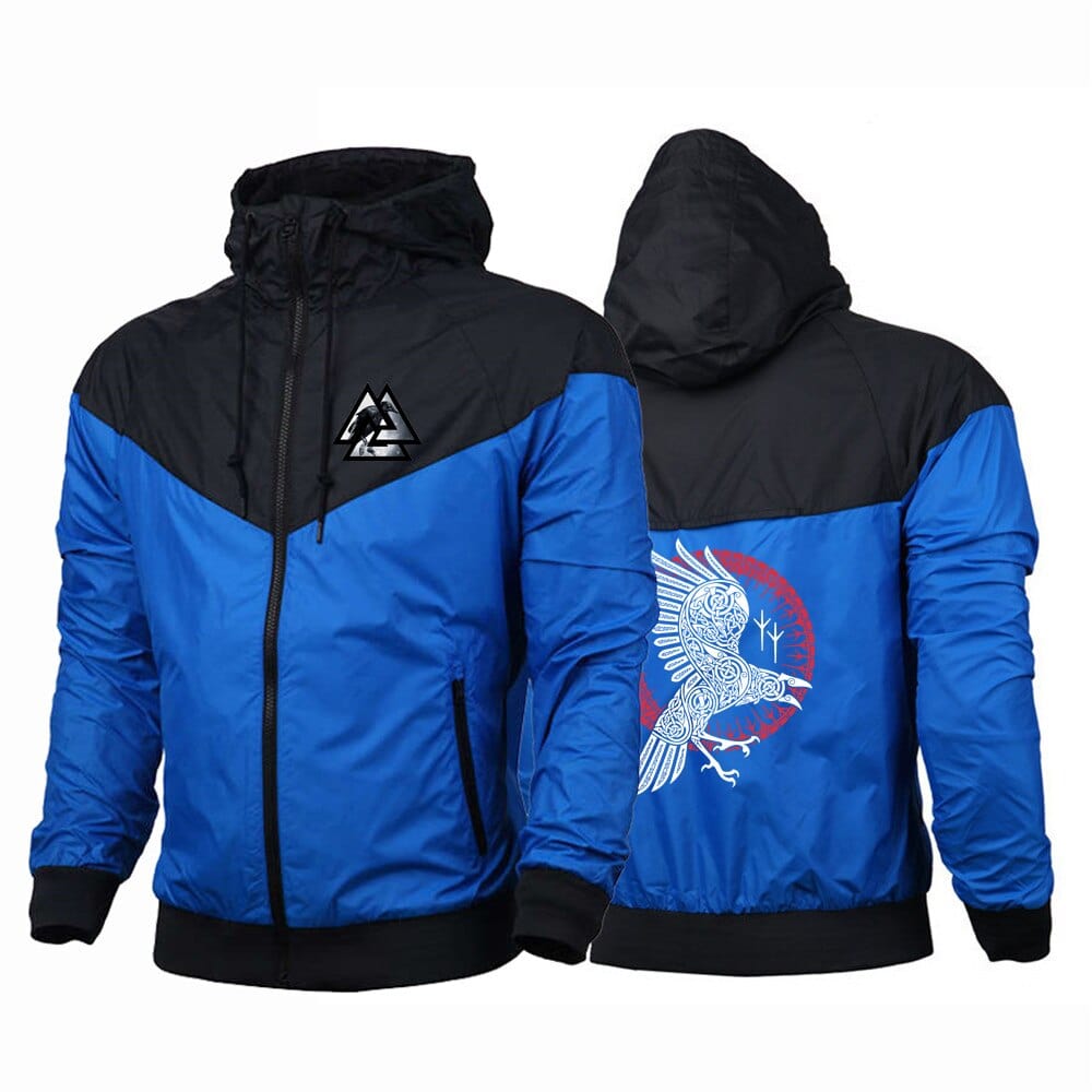 Veste Coupe-Vent Viking <br>Valknut & Hugin</br> Viking Shop