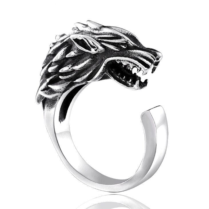 Bague Viking <br>Loup Fenrir</br> Viking Shop