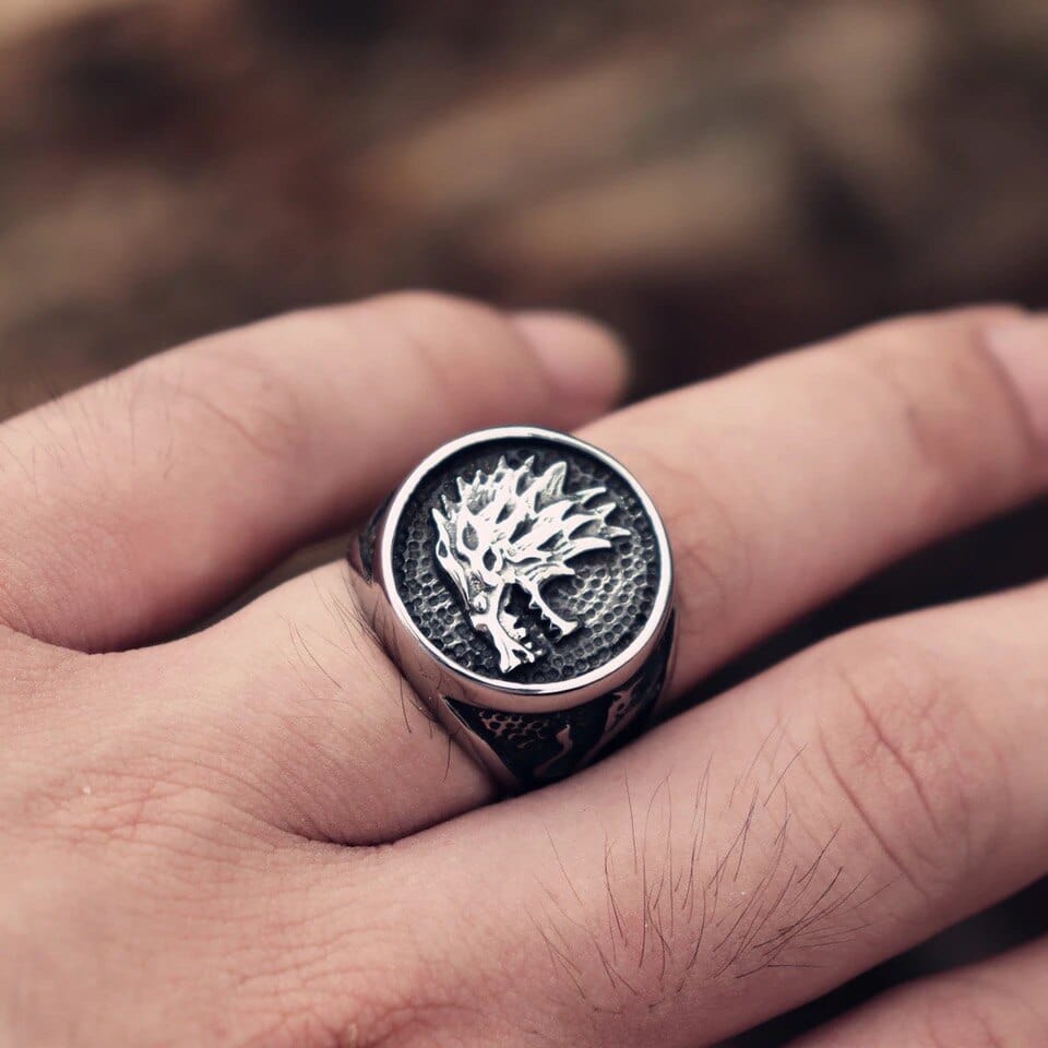 Bague Viking <br>Loup Fenrir</br> Viking Shop
