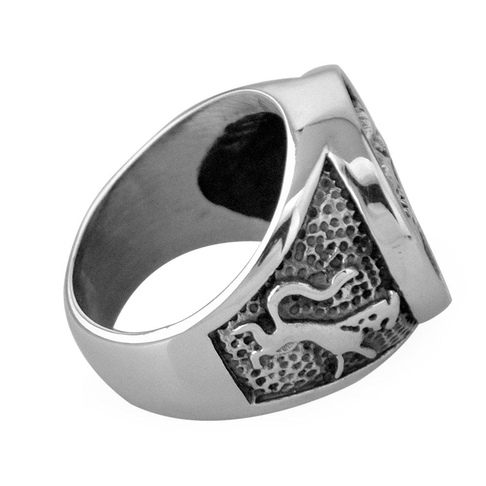 Bague Viking <br>Loup Fenrir</br> Viking Shop