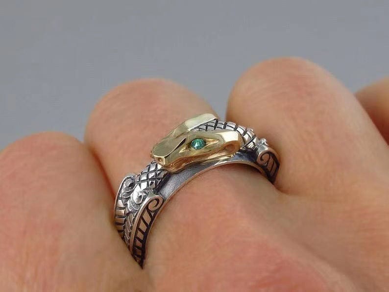 Bague Viking <br>Serpent Jormungand</br> Viking Shop