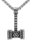 Collier Viking Marteau De Thor Et Valknut Viking Shop