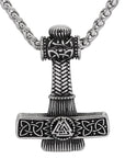Collier Viking Marteau De Thor Et Runes Viking Shop