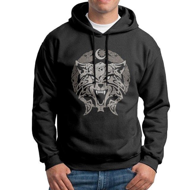 Sweat-shirt Viking <br>Loup Fenrir</br> Viking Shop