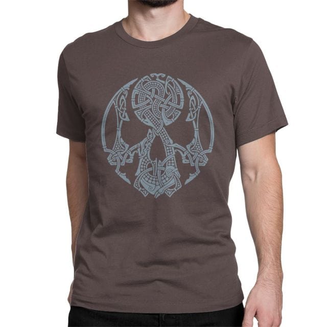 T-shirt Viking <br>Crâne De Guerrier</br> Viking Shop