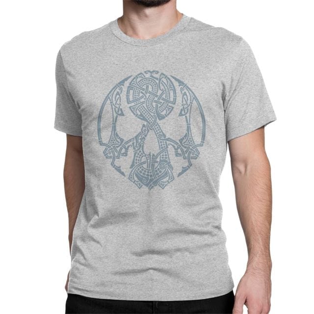 T-shirt Viking <br>Crâne De Guerrier</br> Viking Shop