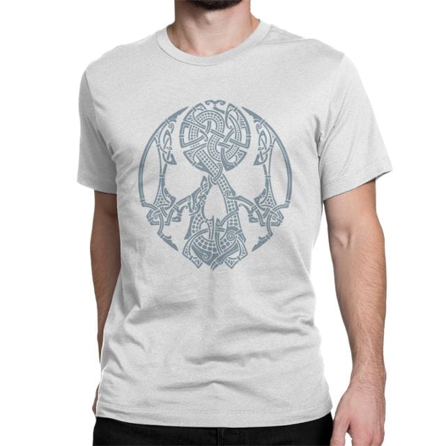 T-shirt Viking <br>Crâne De Guerrier</br> Viking Shop