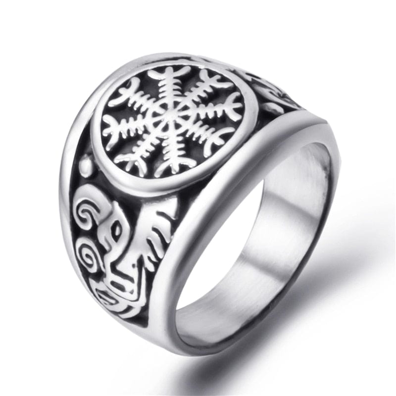 Bague Viking <br>Aegishjalmur</br> Viking Shop