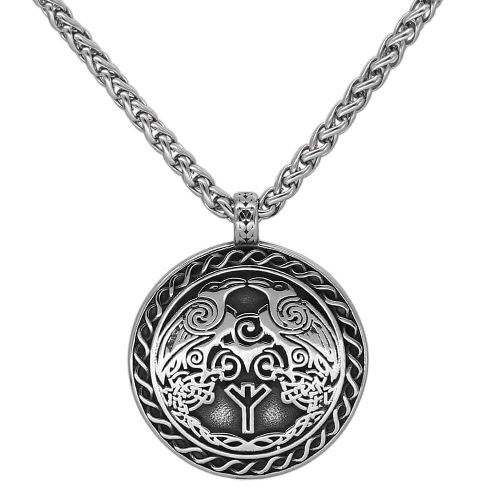 Collier Viking <br>Hugin Et Munin</br> Viking Shop