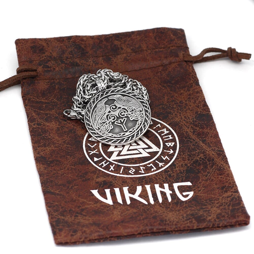 Collier Viking <br>Hugin Et Munin</br> Viking Shop