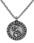 Collier Viking Pattes D'ours Et Runes Viking Shop