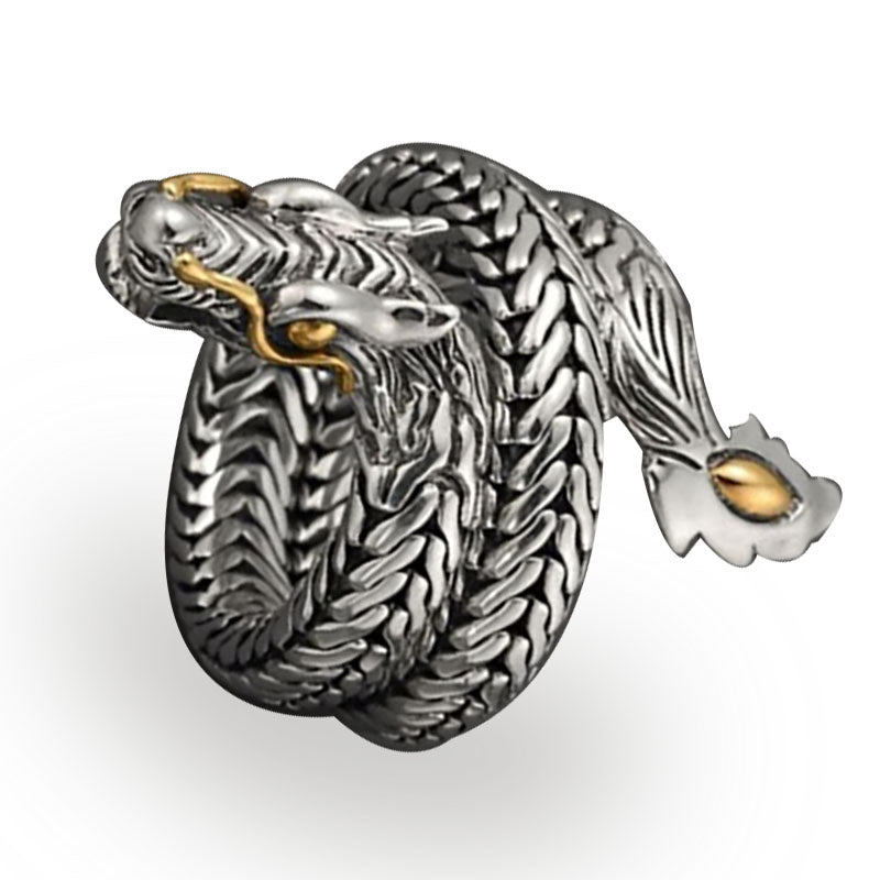 Bague Viking <br>Serpent de Midgard</br> Viking Shop