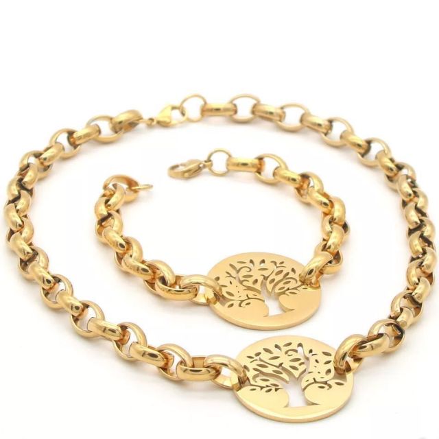 Collier & Bracelet Viking <br>Arbre de Vie</br> Viking Shop