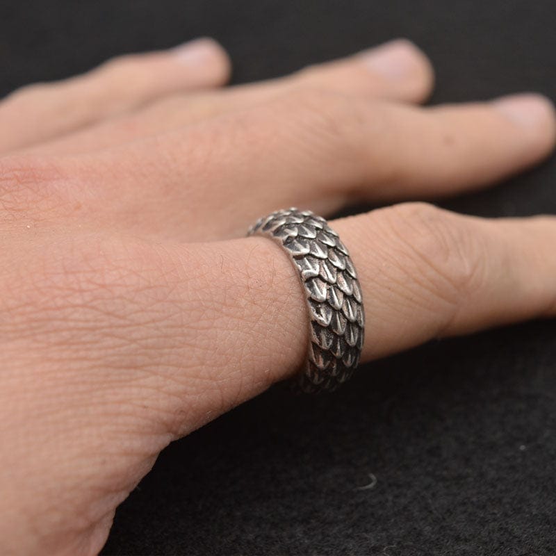 Bague Viking <br>écailles de dragon</br> viking shop