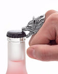 Bague Viking Tête de Fenrir & ouvre bouteille viking shop
