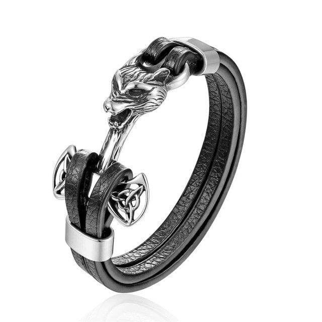 Bracelet Viking <br> Mjolnir & Fenrir</br> Viking Shop