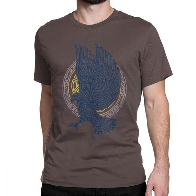 T-shirt Viking Corbeau