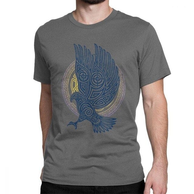 T-shirt Viking Corbeau