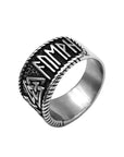 Bague Viking Valknut & Runes Viking Shop