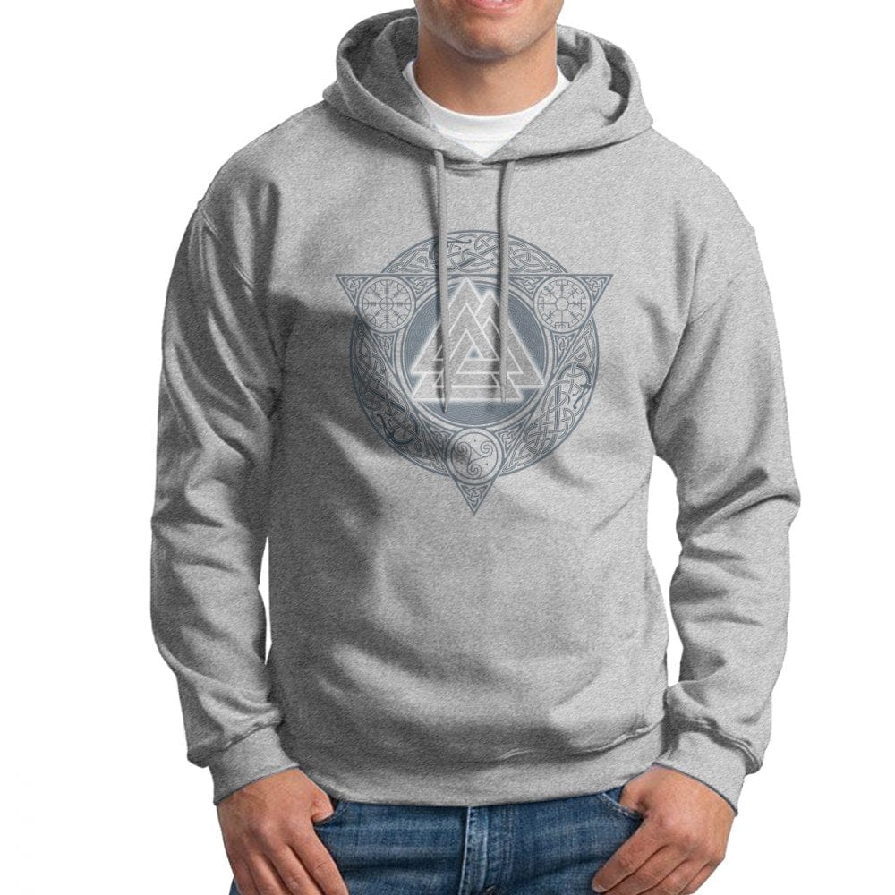 Sweat-shirt à capuche <br>Valknut</br> Viking Shop