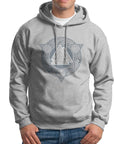 Sweat-shirt à capuche Valknut Viking Shop