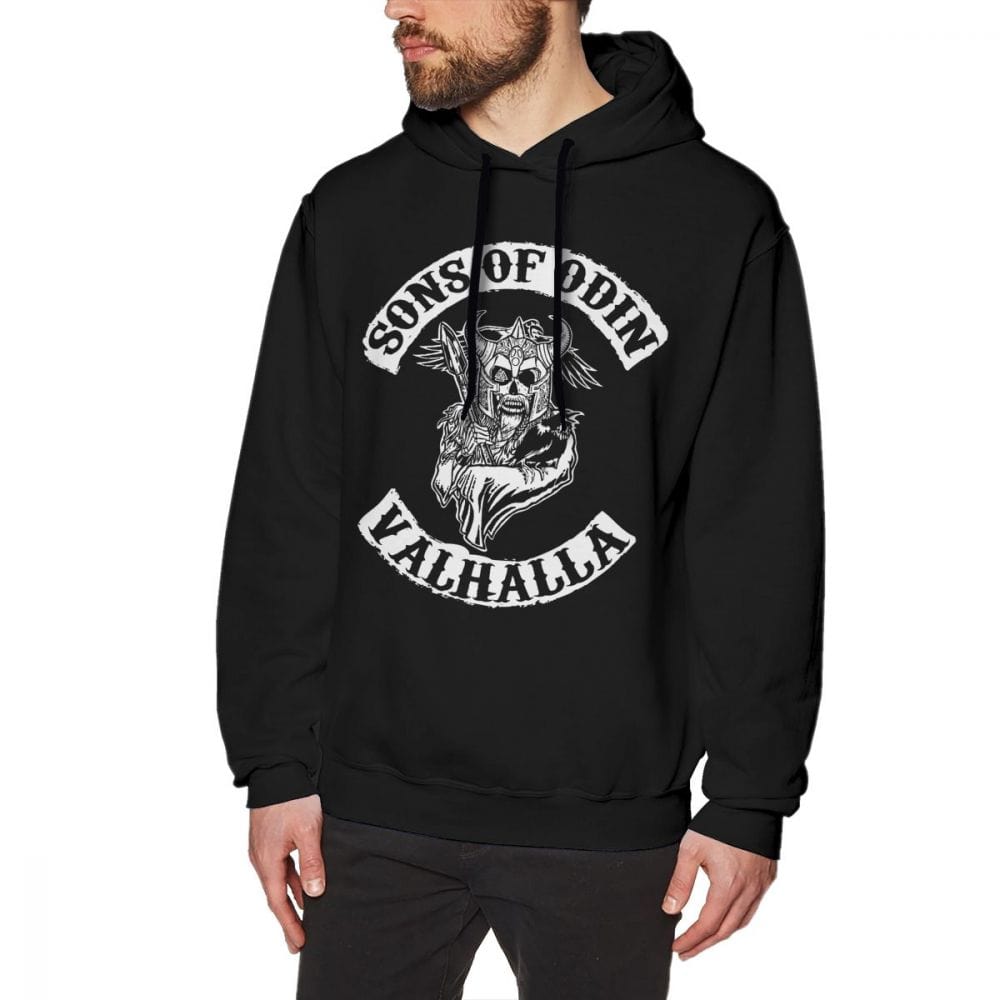 Sweat-shirt à capuche <br>Fils d'Odin</br> viking shop