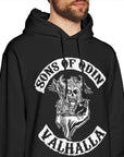 Sweat-shirt à capuche Fils d'Odin viking shop