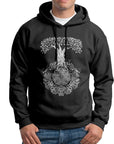 Sweat-shirt à capuche Yggdrasil Viking Shop