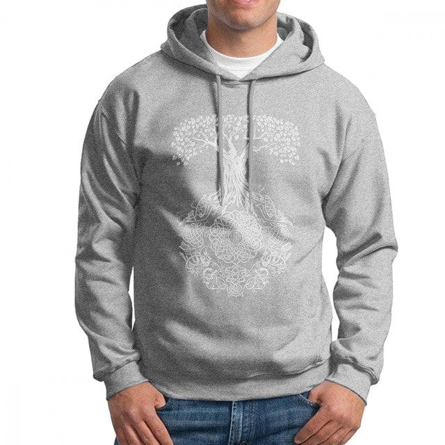 Sweat-shirt à capuche <br>Yggdrasil</br> Viking Shop