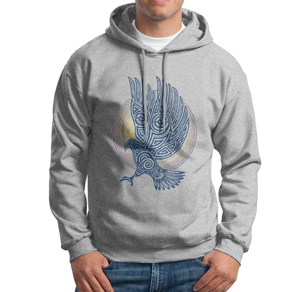 Sweat-shirt à capuche <br>Aigle de sang</br> Viking Shop