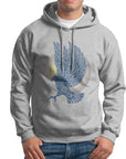 Sweat-shirt à capuche Aigle de sang Viking Shop