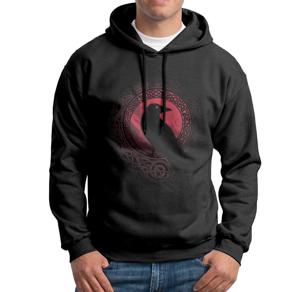 Sweat-shirt à capuche <br>Hugin</br> Viking Shop