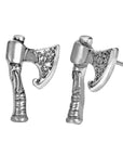 Boucles d'Oreilles Hache Viking Shop