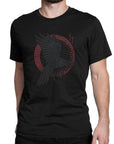 T-shirt viking corbeau