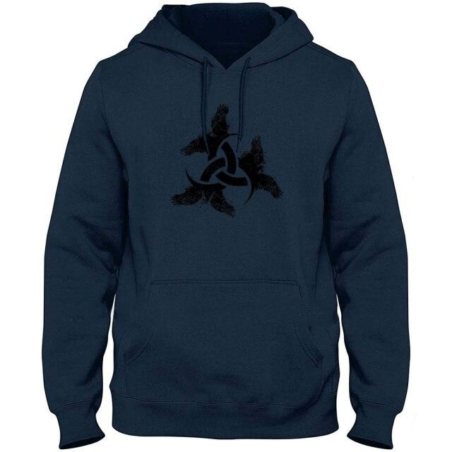 Sweat-Shirt Viking <br>Triskèle & Corbeaux</br> Viking Shop