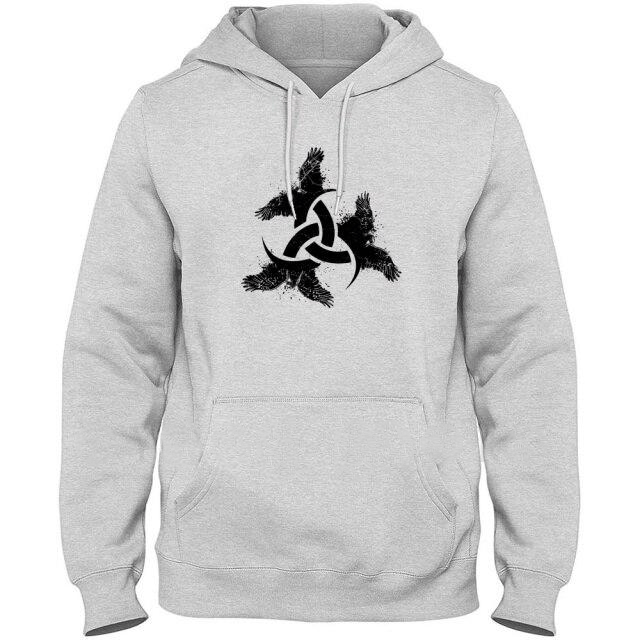 Sweat-Shirt Viking <br>Triskèle & Corbeaux</br> Viking Shop