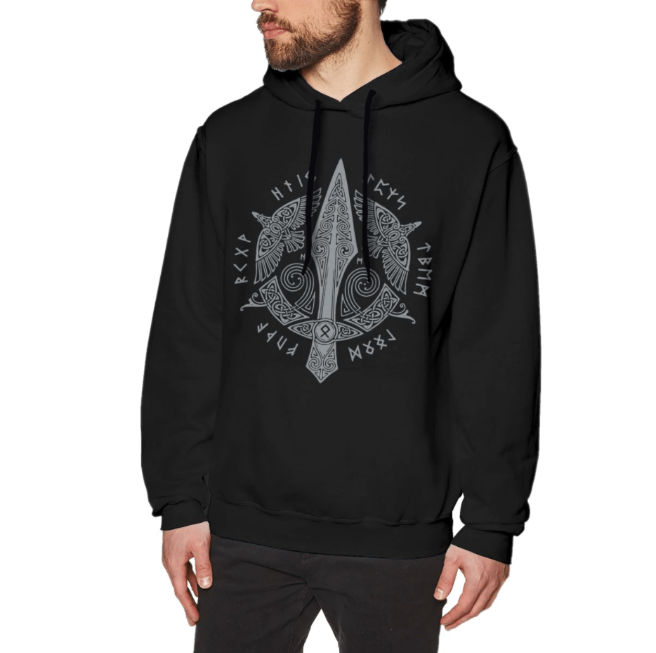 Sweat-shirt à capuche <br>Gungnir</br> viking shop