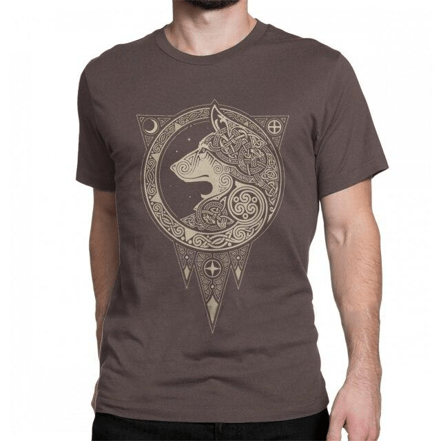 T-shirt Viking Loup