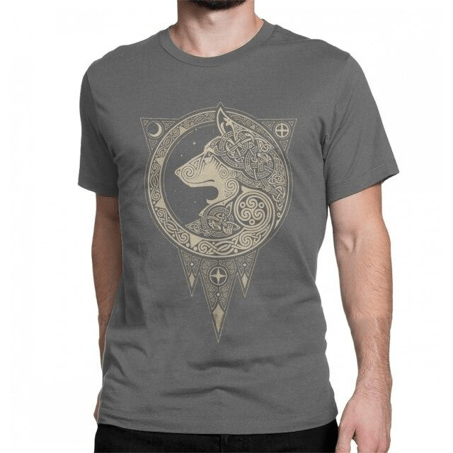 T-shirt Viking Loup
