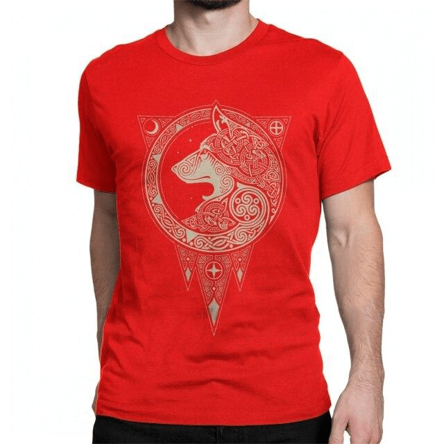 T-shirt Viking Loup