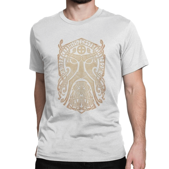 T-Shirt Tête De Mort Barbu