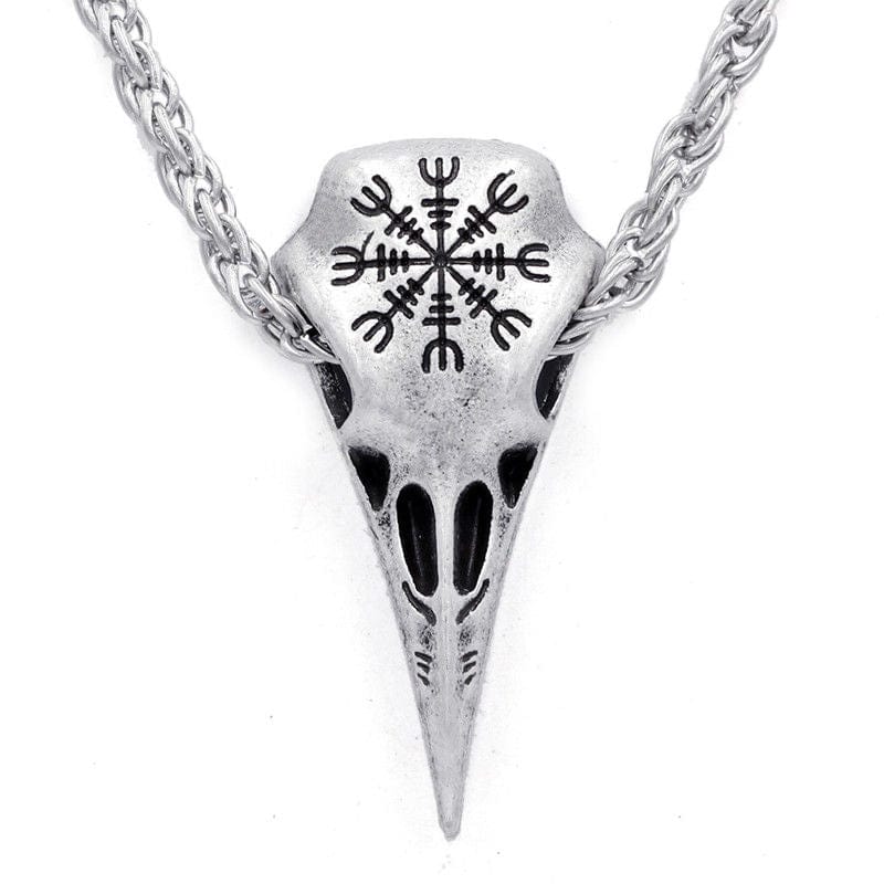 Collier Viking <br>Heaume de corbeau</br> viking shop